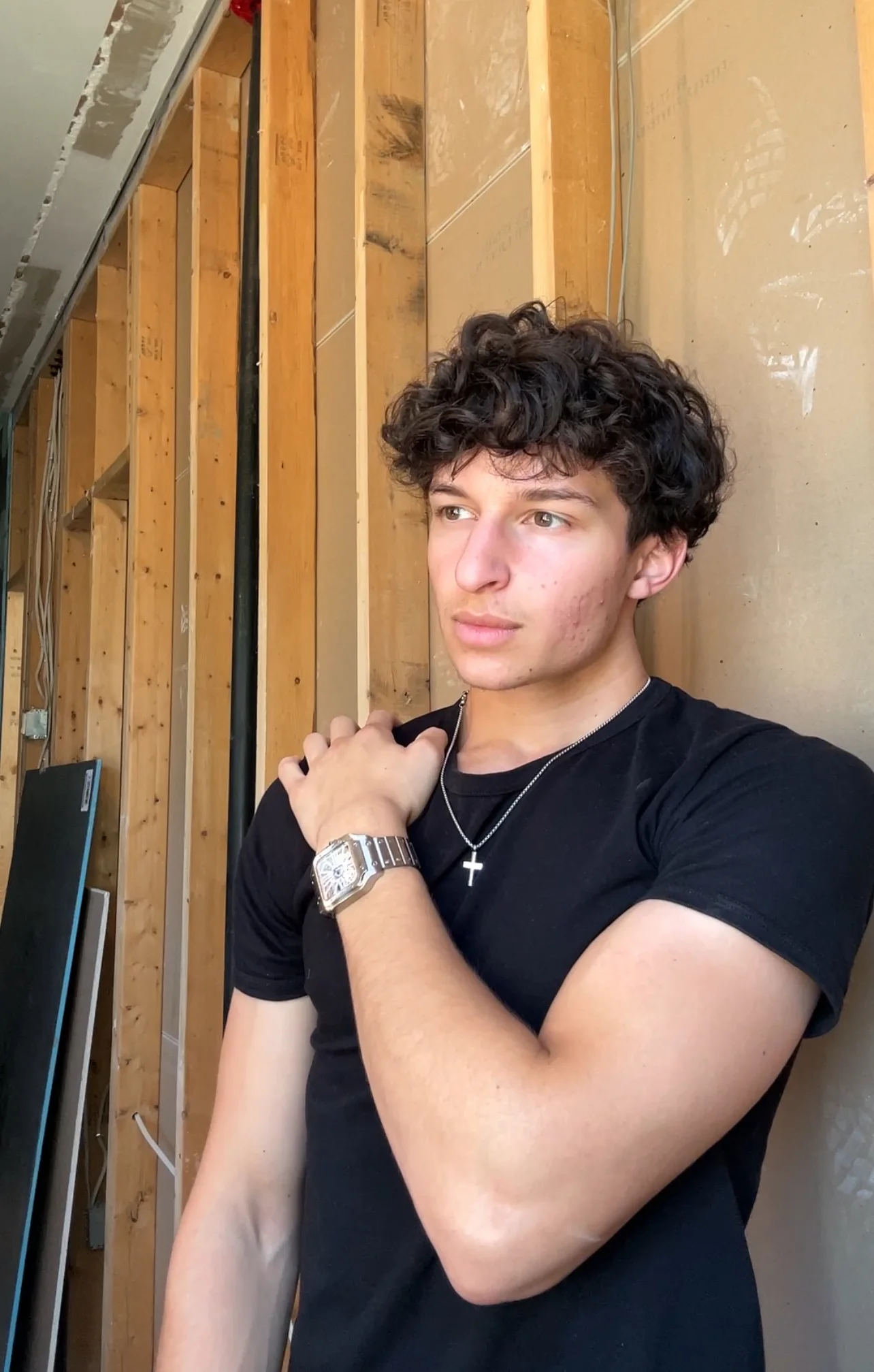 Anthony Stalteri at a construction site